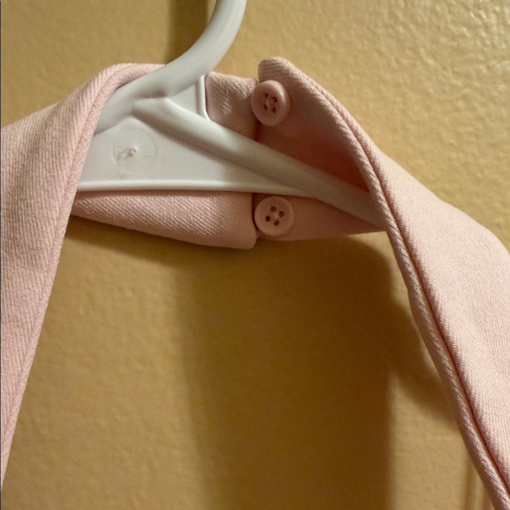 Zara Soft Pink Halter Fit & Flare Mini Dress - Picture 3 of 4